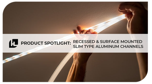 Product Spotlight: HitLights’ Recessed and Surface Mounted Slim Type Aluminum Channels