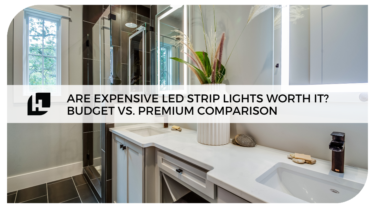Budget vs. Premium LED strip lights