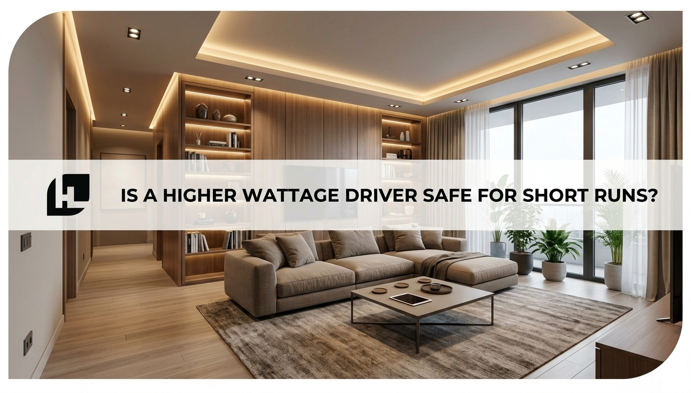 Is a Higher Wattage Driver Safe for Short Runs?