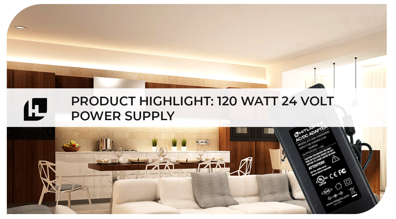 Product Highlight: 120 Watt DC Power Supply (UL-Listed) - 24 Volt