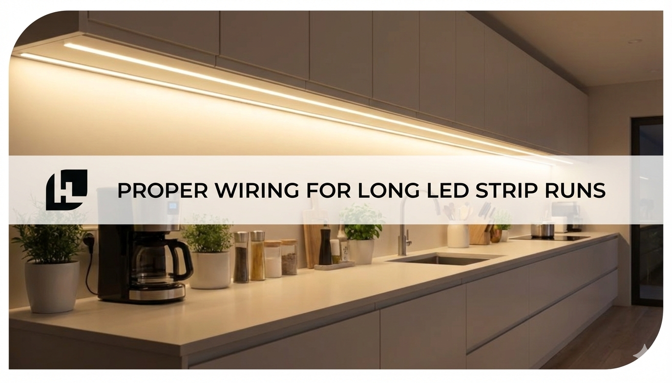 Proper Wiring for Long LED Strip Runs