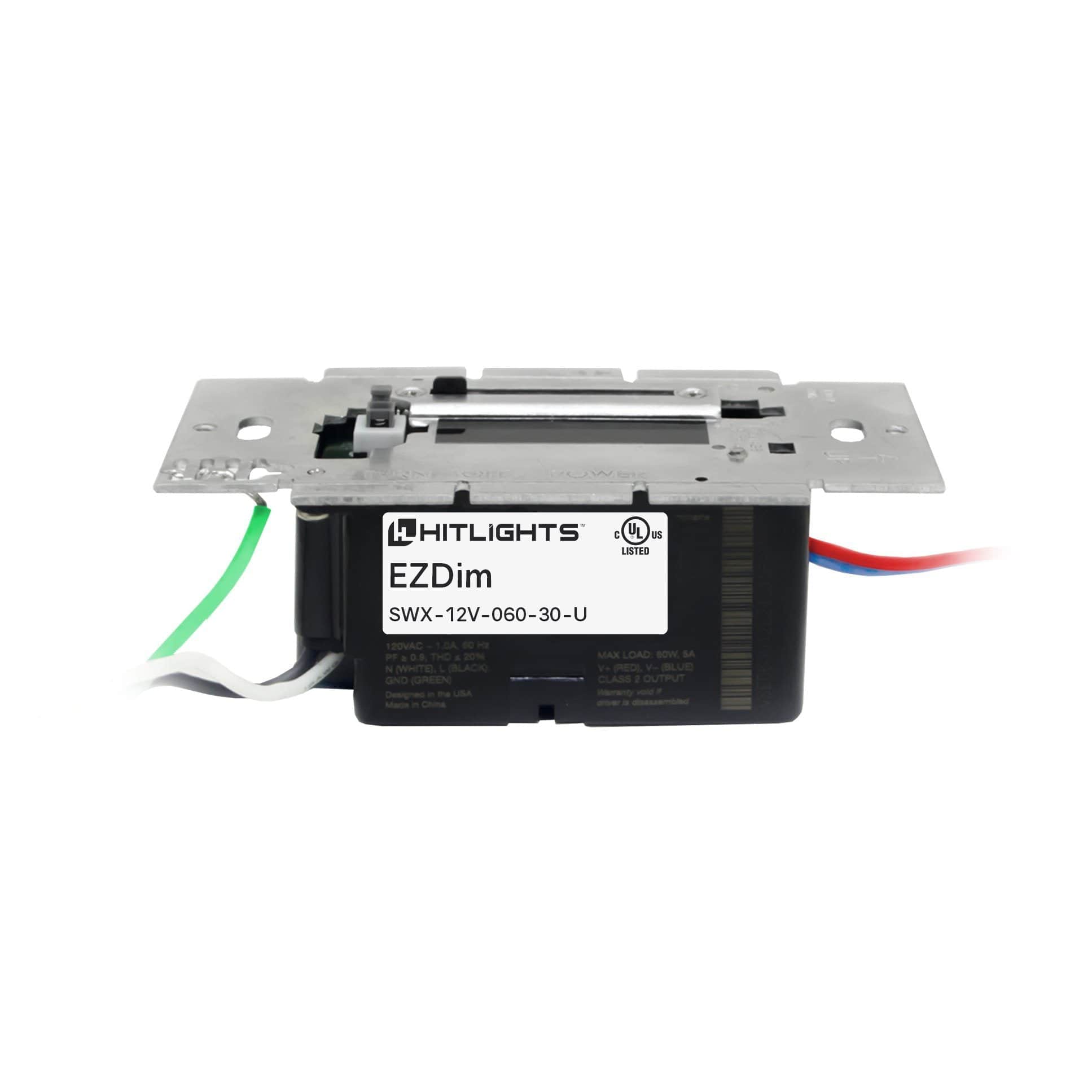 HitLights LED Light Strip Controllers and Dimmers 12 Volt EZDim® Driver and Dimmer Switch - 40 Watt