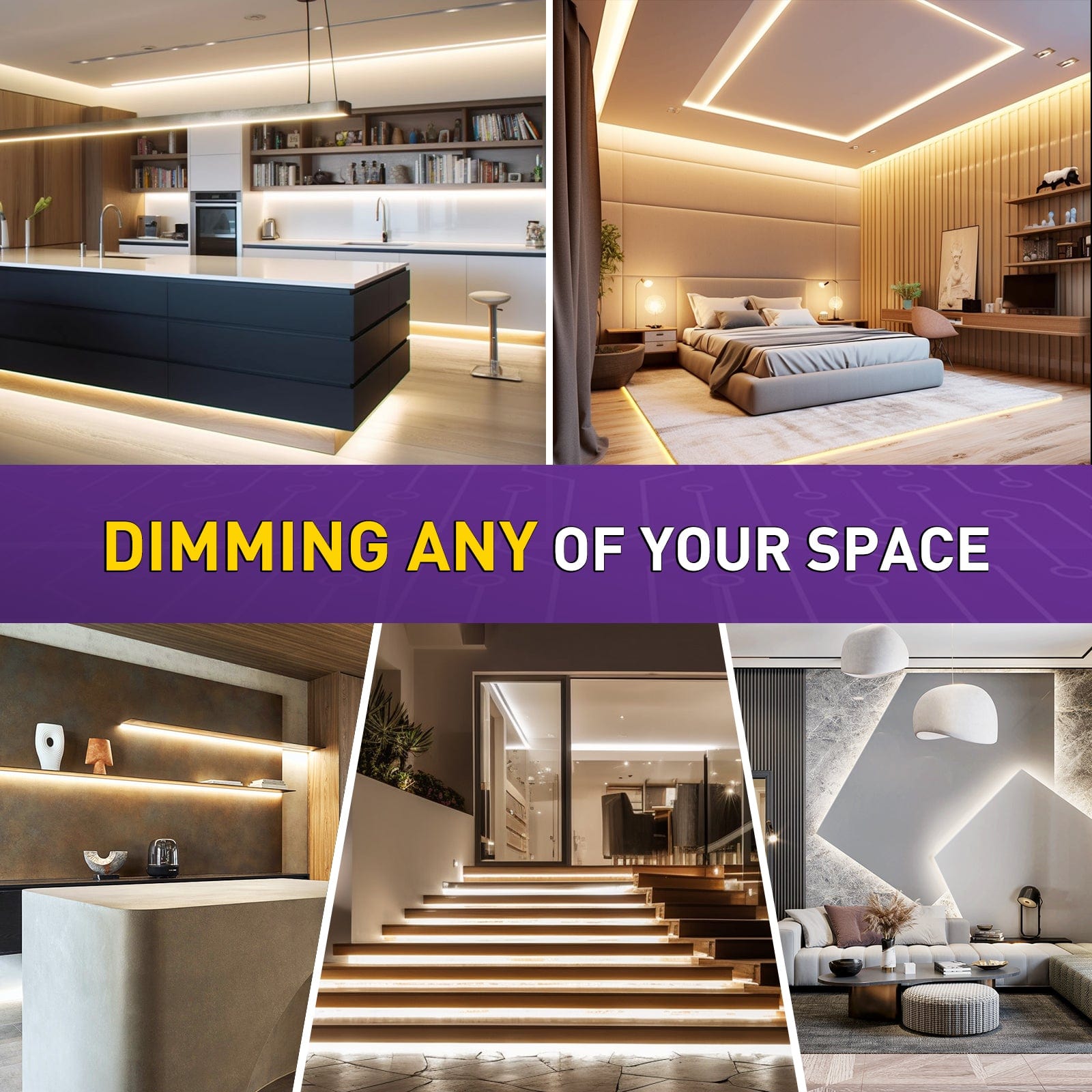 HitLights 24V 60 Watt Mini LED Dimmable Driver (Electronic, UL Listed)