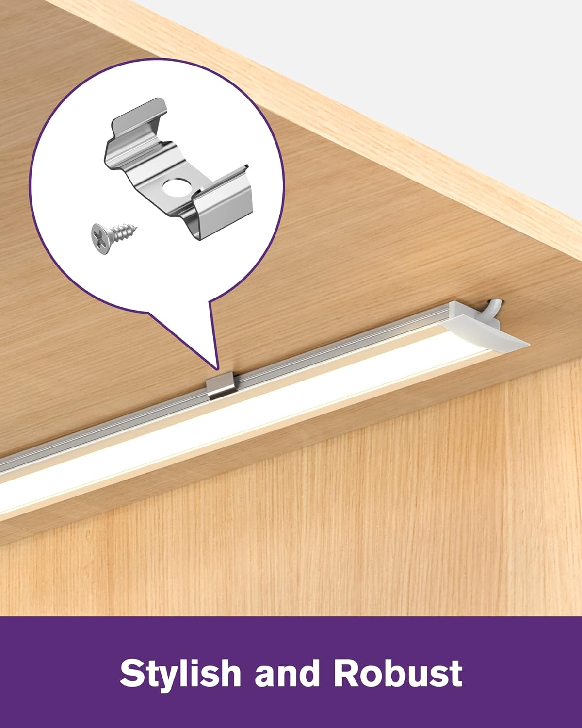 New Recessed Mounted Aluminum Channel (5pack)