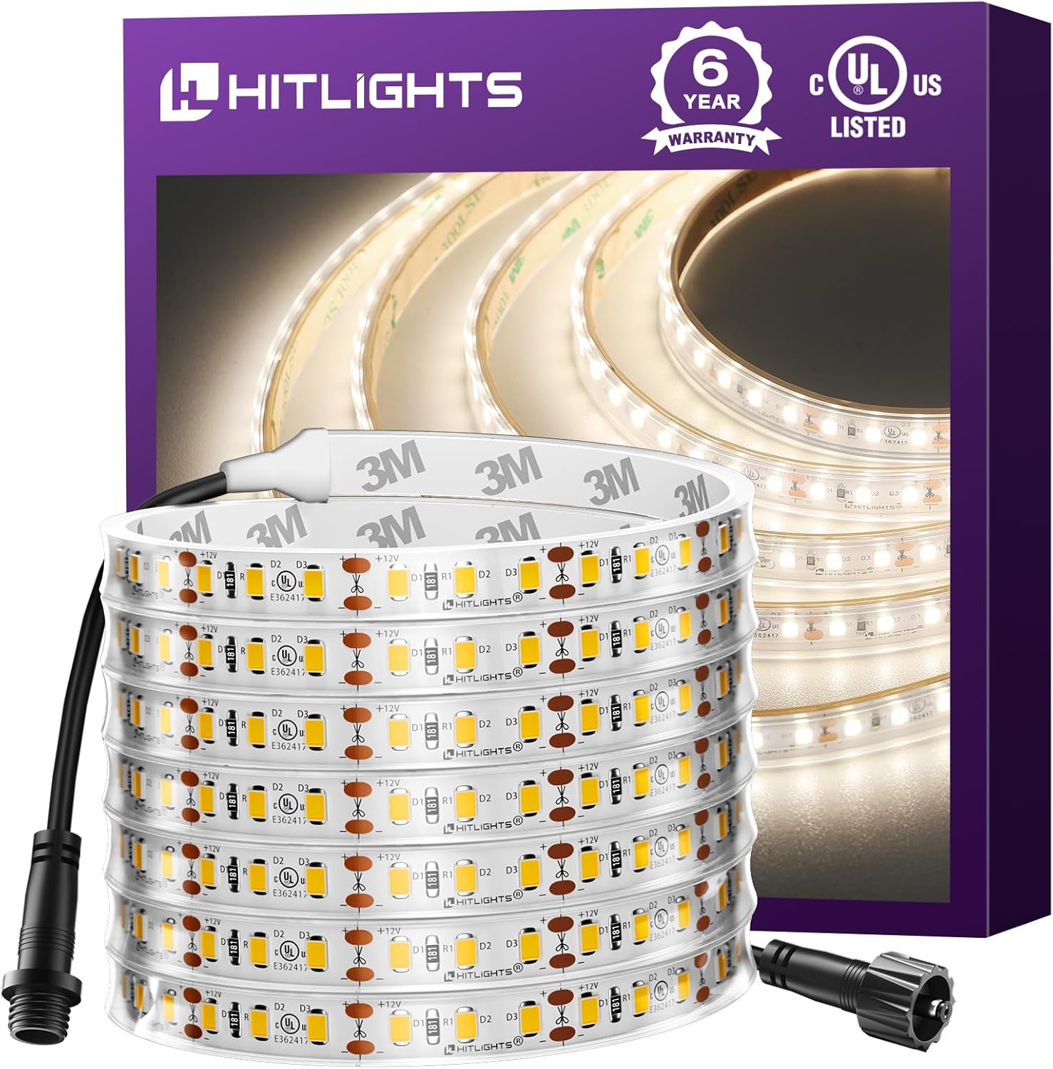Luma5 LED Strip Light High Density 16.4ft UL Listed IP67 Waterproof