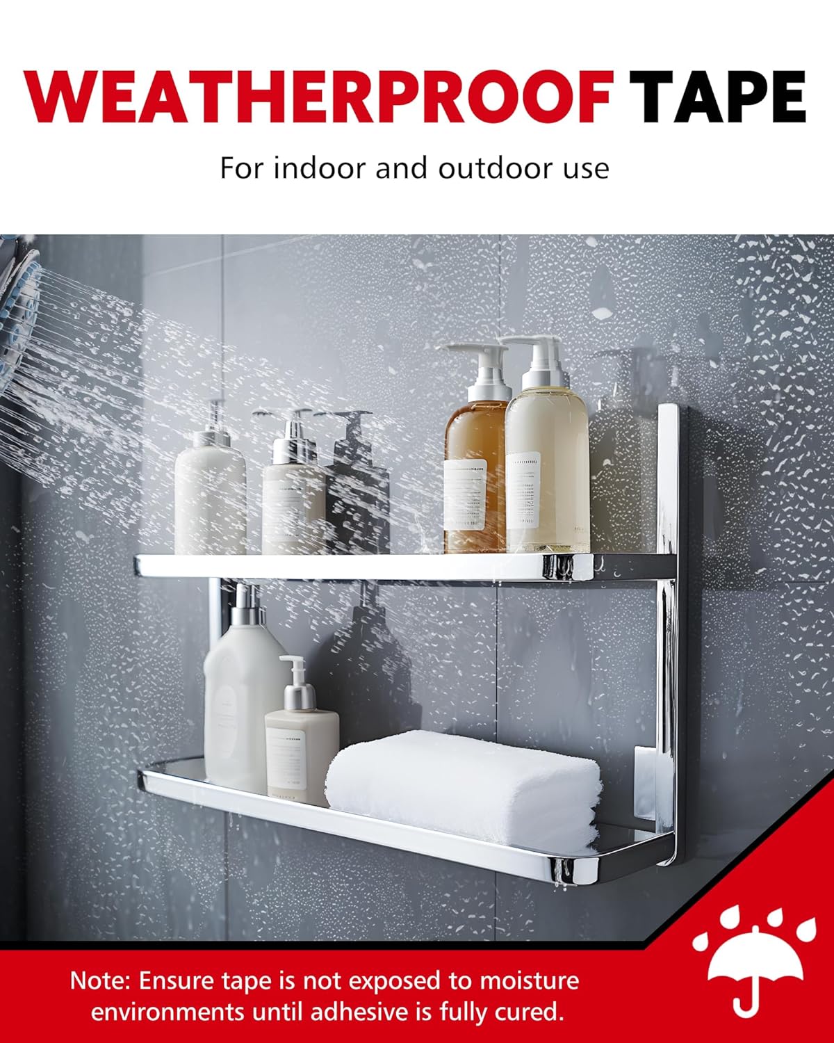 HitLights Double Sided Tape Heavy Duty, Waterproof Adhesive Mounting Tape