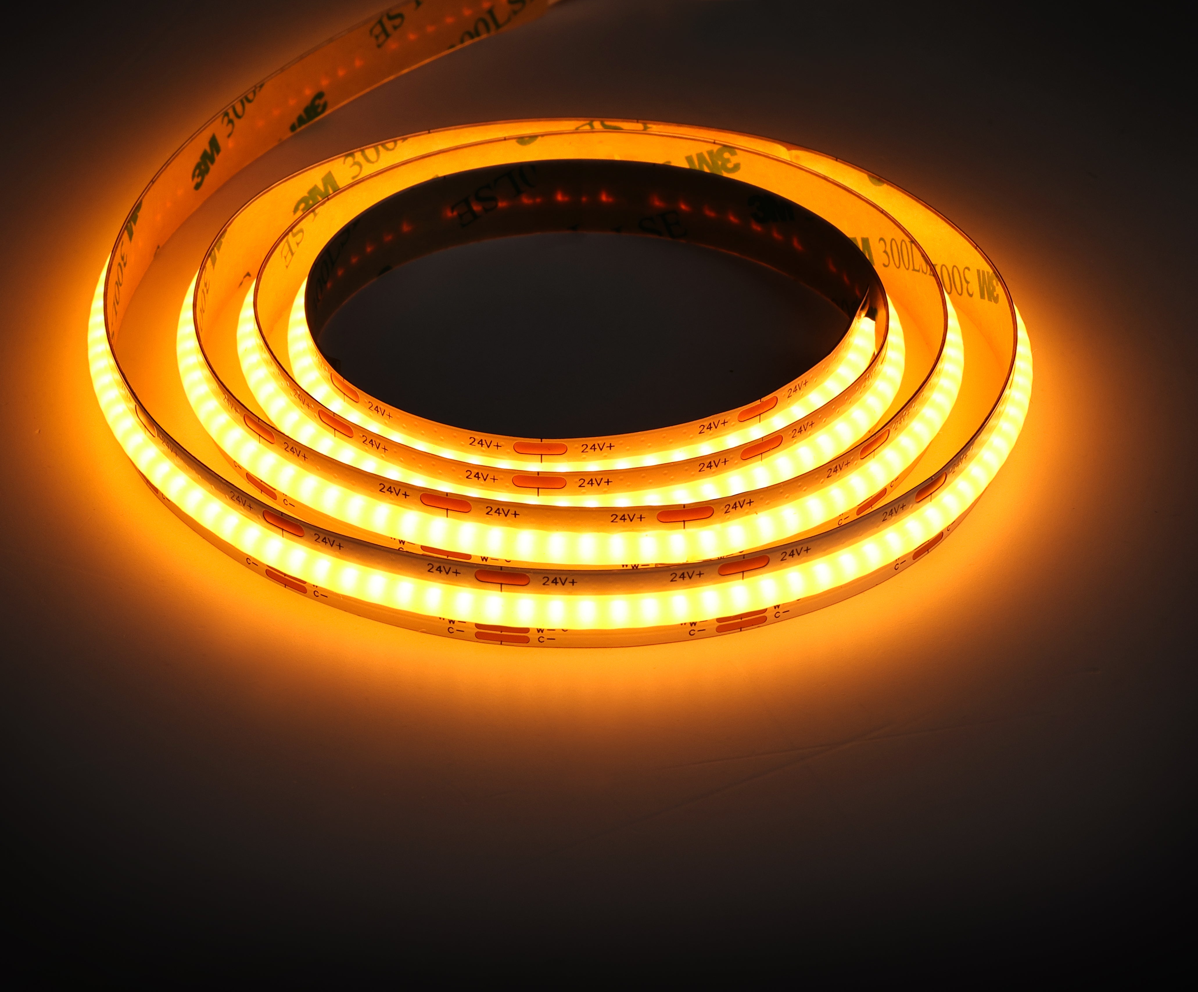 24V CCT COB LED Strip 16.4ft IP20 Indoor
