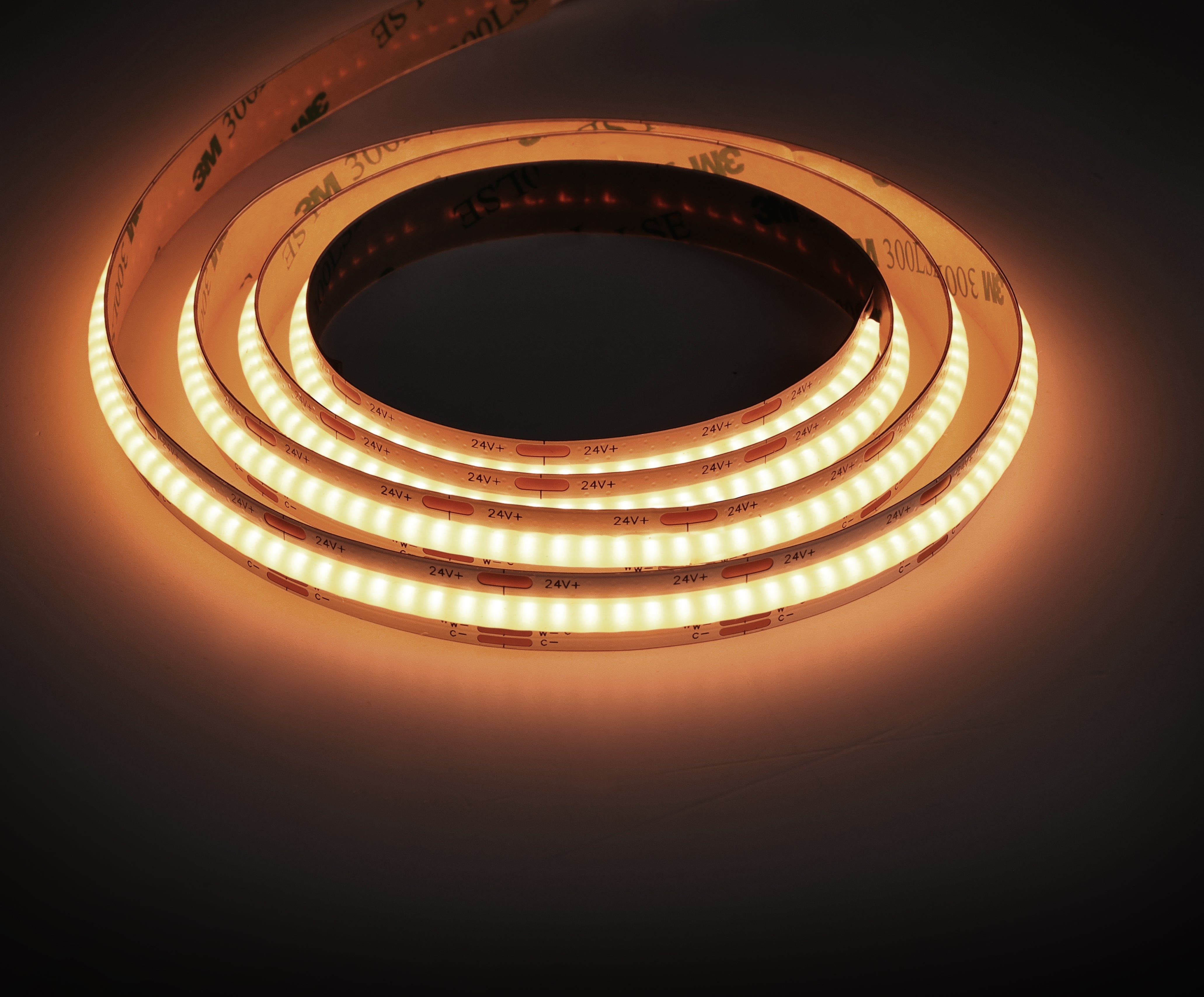 24V CCT COB LED Strip 16.4ft IP20 Indoor