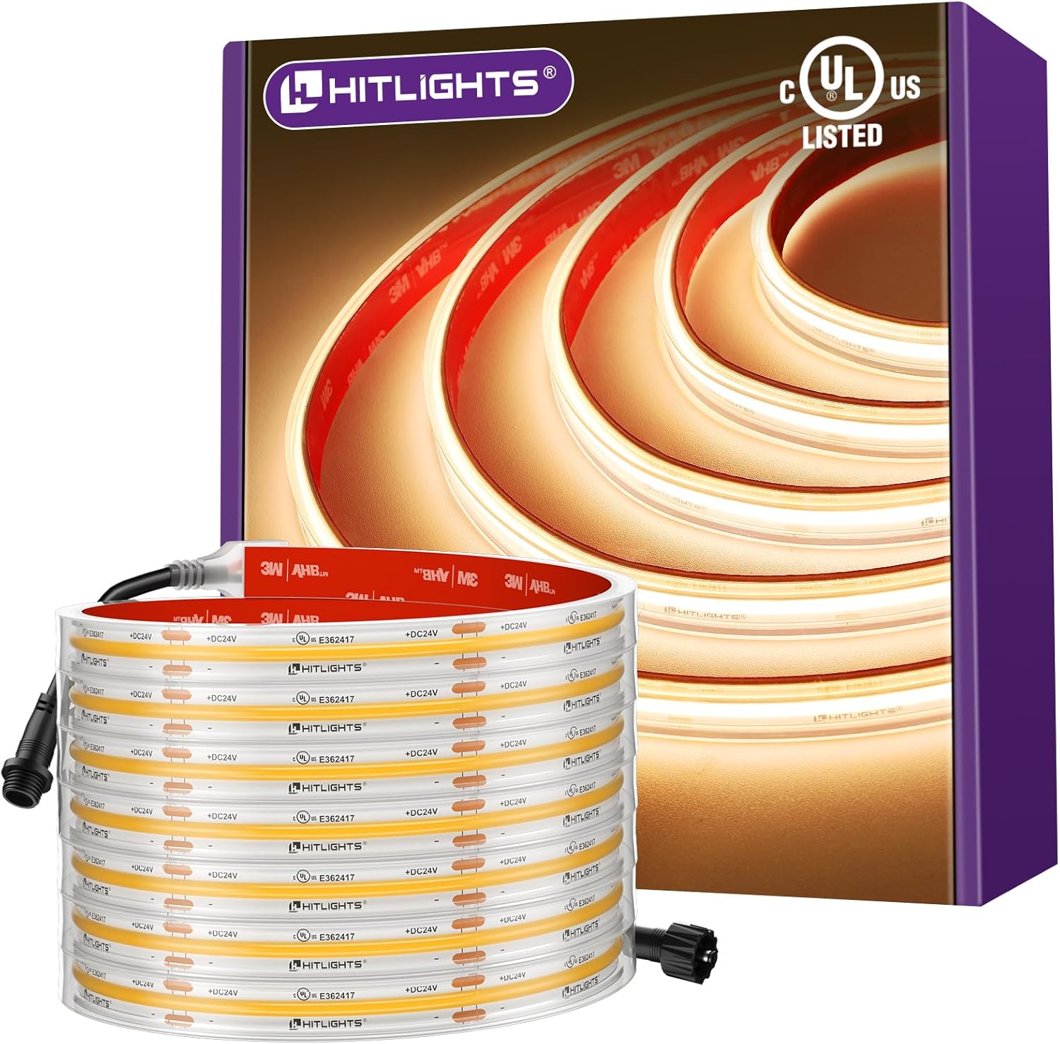 COB LED Strip IP67 Warm White