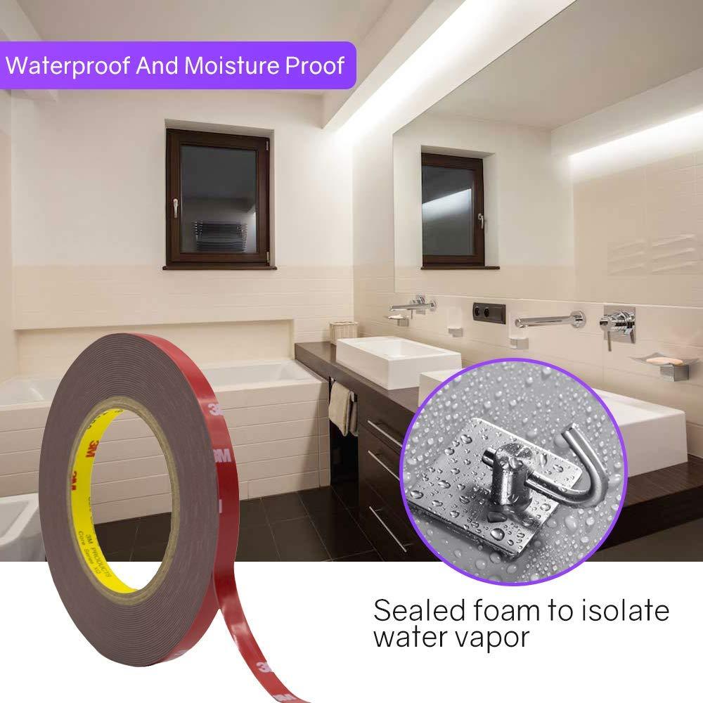 HitLights LED Light Strip Mounting Supplies Heavy Duty Foam Mounting Tape - 100 Feet