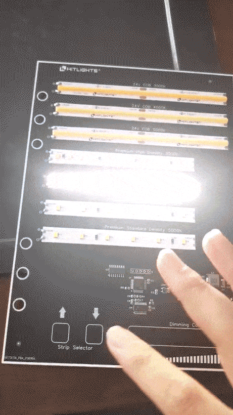 HitLights Hitlights Single Color Sample Board