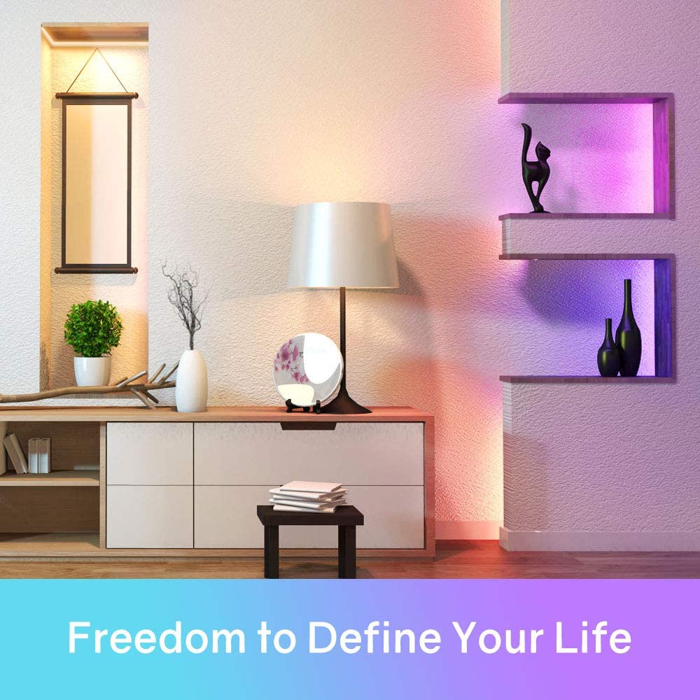 HitLights Tools & Home Improvement Weatherproof 4 Pre-Cut 12Inch/48Inch RGB LED Strips Eclipse Kit