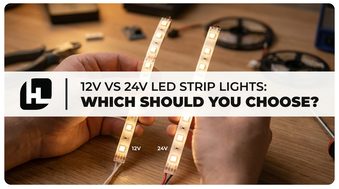12V vs 24V LED Strip Lights