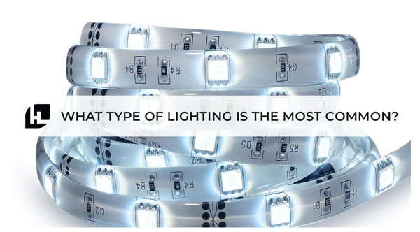 What type of lighting is the most common?