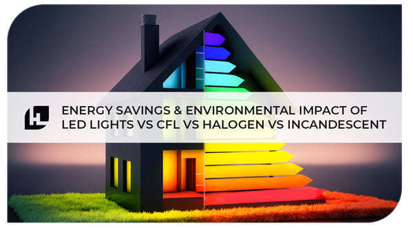 Energy Savings & Environmental Impact of LED Lights vs CFL vs Halogen vs Incandescent | HitLights