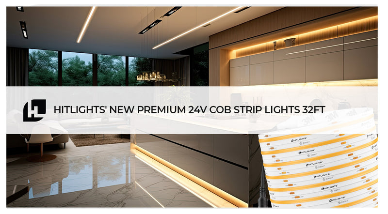 HitLights' Premium 24V COB Strip Lights - A Game-Changer in Your Lighting Projects