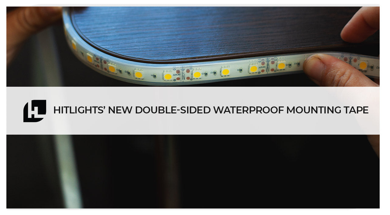 HitLights’ Double Sided Tape Heavy Duty, Waterproof Adhesive Mounting Tape - Mounting with Ease