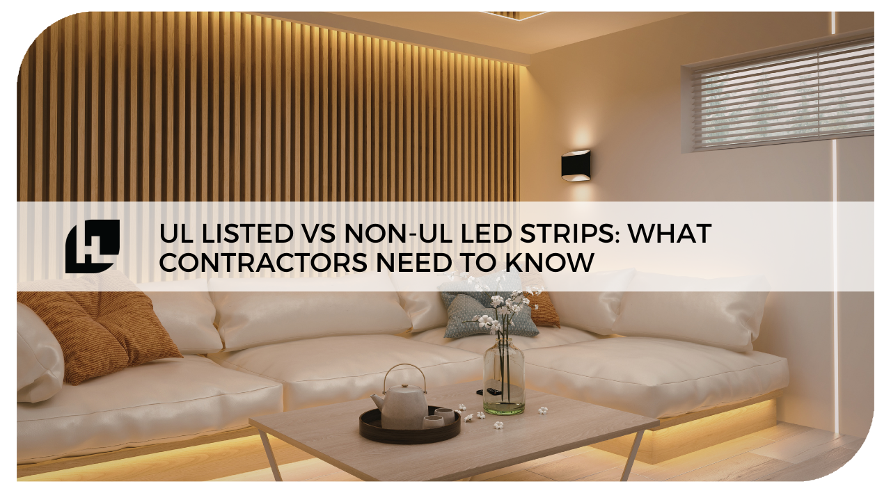 UL Listed vs Non-UL LED Strips: What Contractors Need to Know