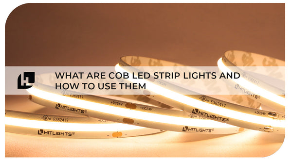 Captivating COB lights: What are COB LED strip lights and how to use them