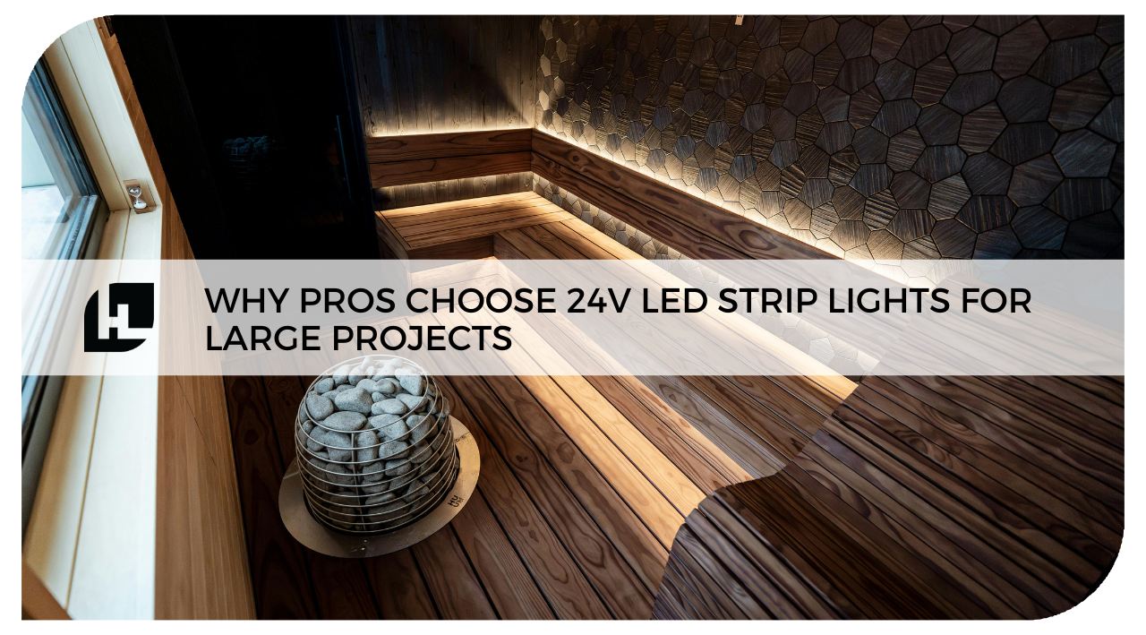 Why Pros Choose 24V LED Strip Lights for Large Projects