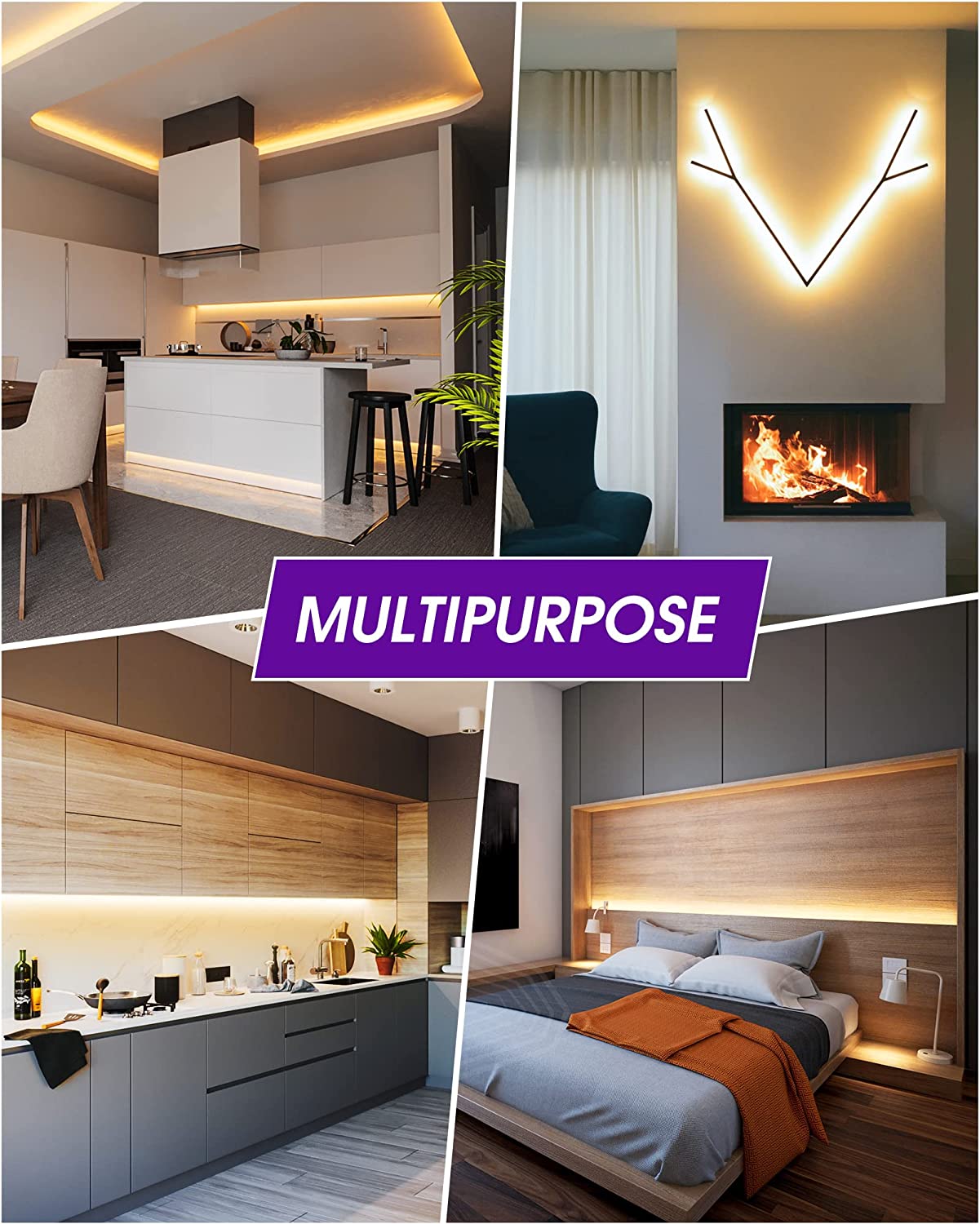 HitLights LED Light Strip Connectors and Accessories 10mm 2 Pin Solderless Transparent Terminal Block LED Light Strip Connectors: Single Color (12 Pack)