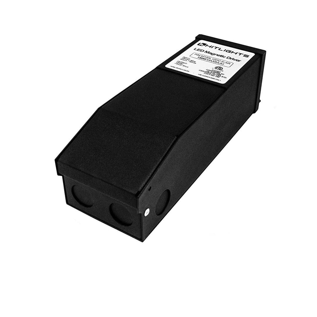 HitLights LED Light Strip Power Supplies and Batteries 150 Watt M-Series Dimmable Driver (Magnetic, ETL, USA Assembled) - 24 Volt