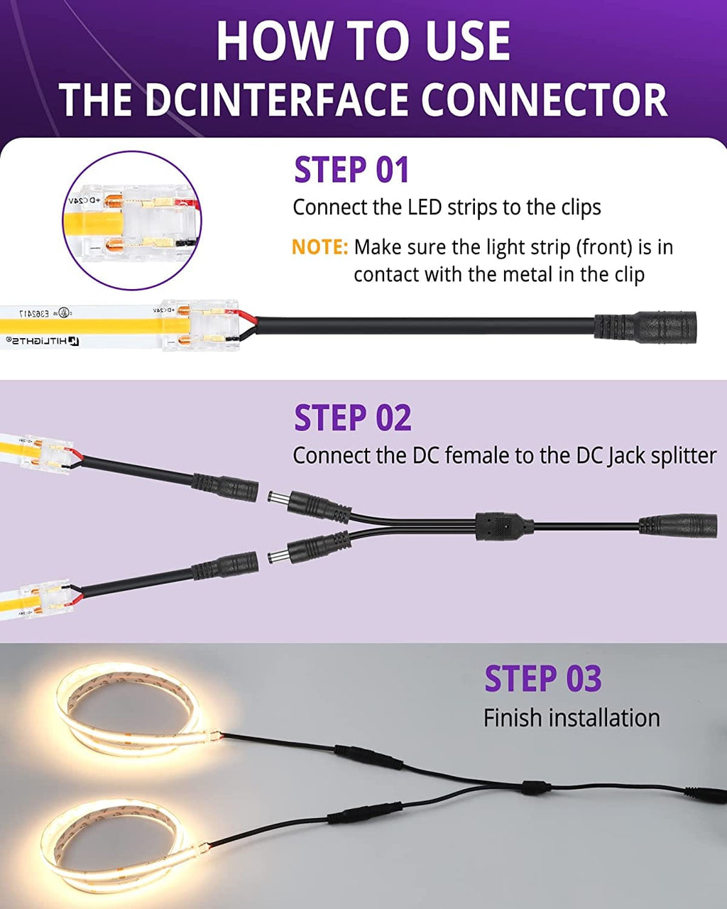 Amefil 6Pin 12mm SMD LED Strip Connector Kit - Soldeervrij, L/T Splitter, Jumper Draden Voor RGBWW RGBCCCT