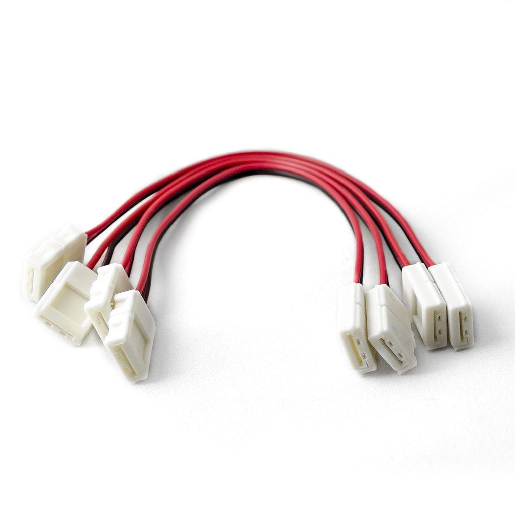 6 Inch Any Angle Solderless LED Light Strip Connector : Single Color