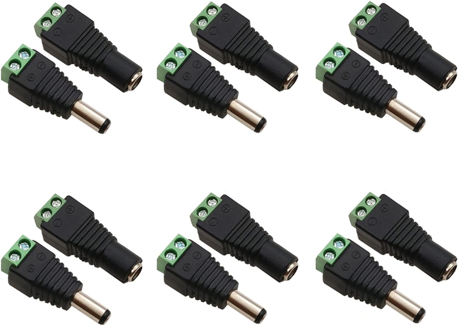 10 pz adattatore di alimentazione DC jack 2.1x5.5mm per CCTV camera 10 pz adattatore di alimentazione DC jack 2.1x5.5mm per CCTV camera