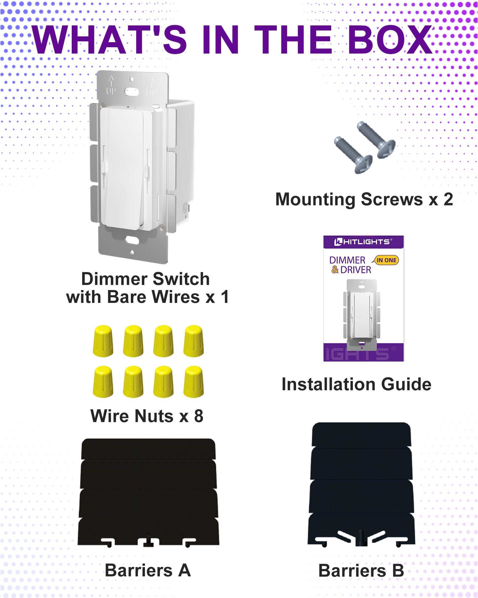 24 Volt EZDim® Pro CCT Dimmer & Driver Switch - 96Watt