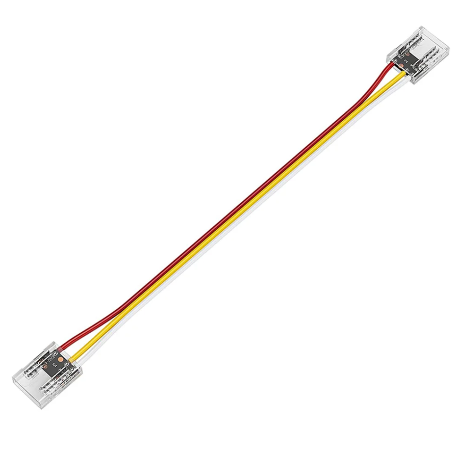 10mm 3-Pin, CCT LED Crimp Type Connectors (12 pack)