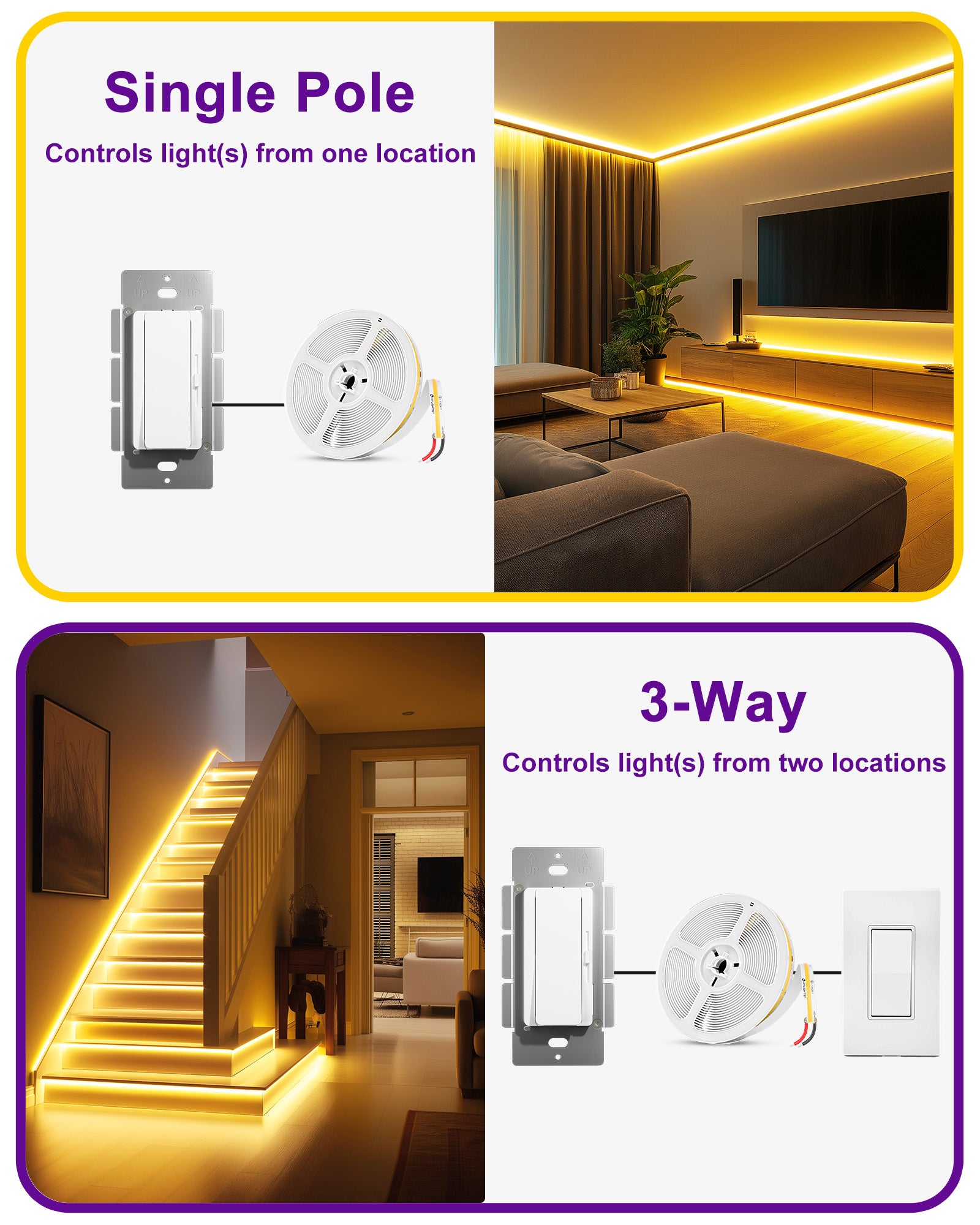 12V Volt EZDim® Pro Dimmer & Driver Switch - 60Watt