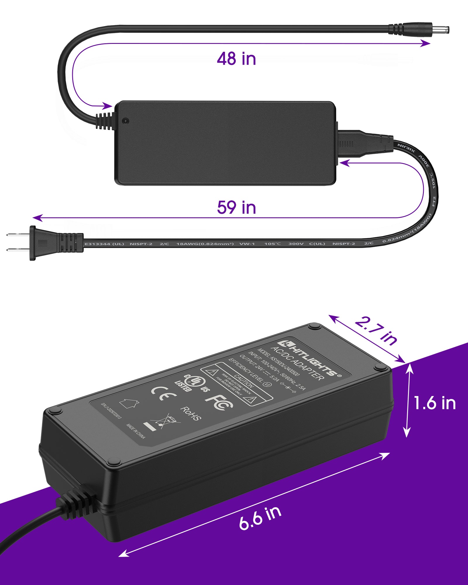 Power Supply Adapter - 24V 120W