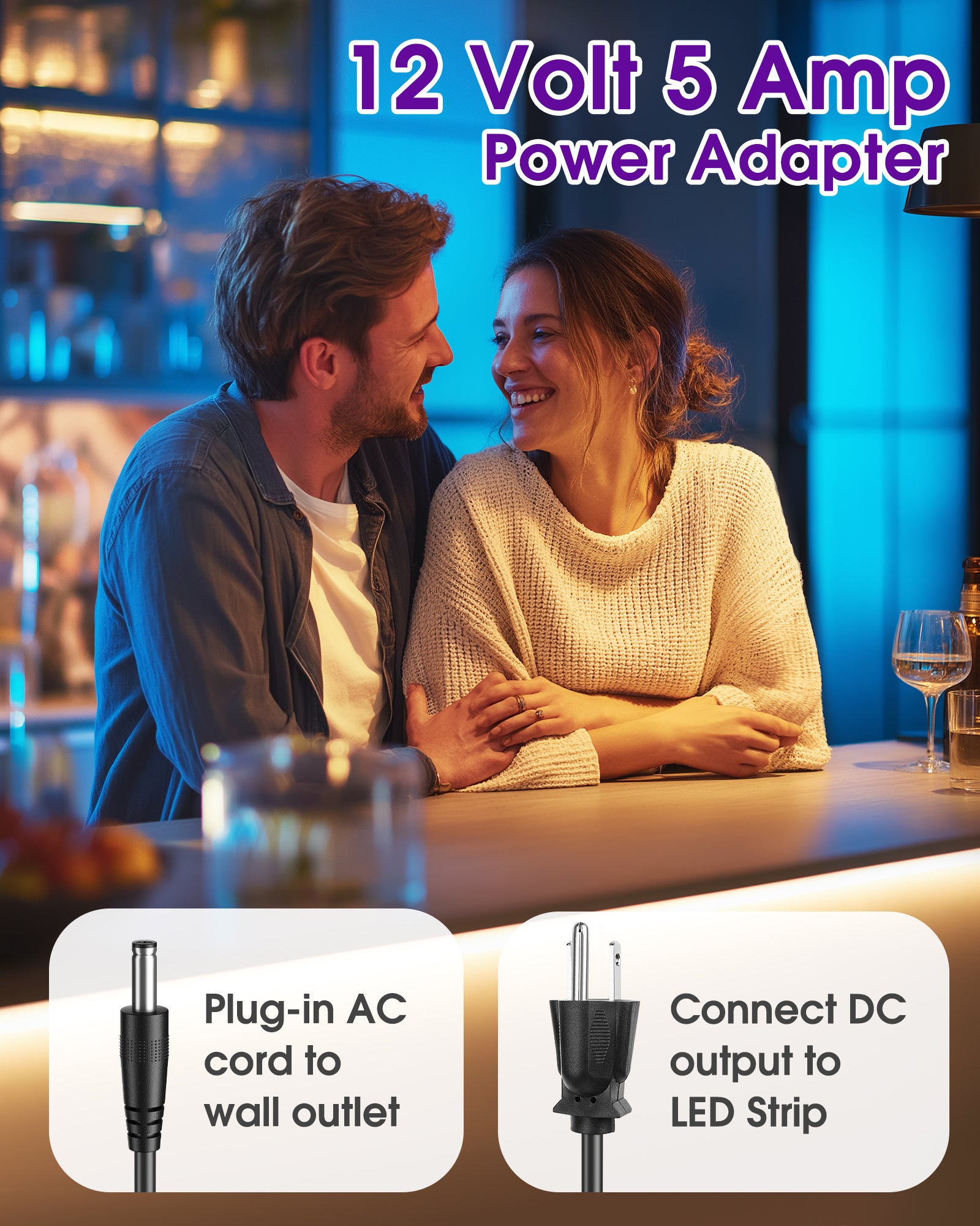 Power Supply Adapter 12V 60W 