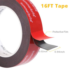 Generic 3M Double Sided Tape Mounting Tape Heavy Duty, 164 FT Length, 0.4  Inch Width for 5050 5630 SMD LED Strip Lights (10mm Tape Stro