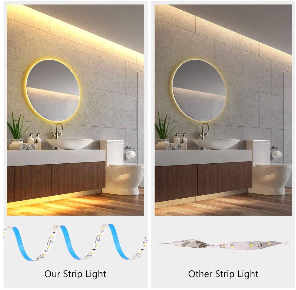 HitLights Single Color LED Light Strips Premium Luma5 LED Light Strip, Single Color (UL-Listed) 16.4 Feet - High Density [IP-30]