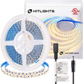 HitLights Single Color LED Light Strips Premium Luma5 LED Light Strip, Single Color (UL-Listed) 16.4 Feet - High Density [IP-30]