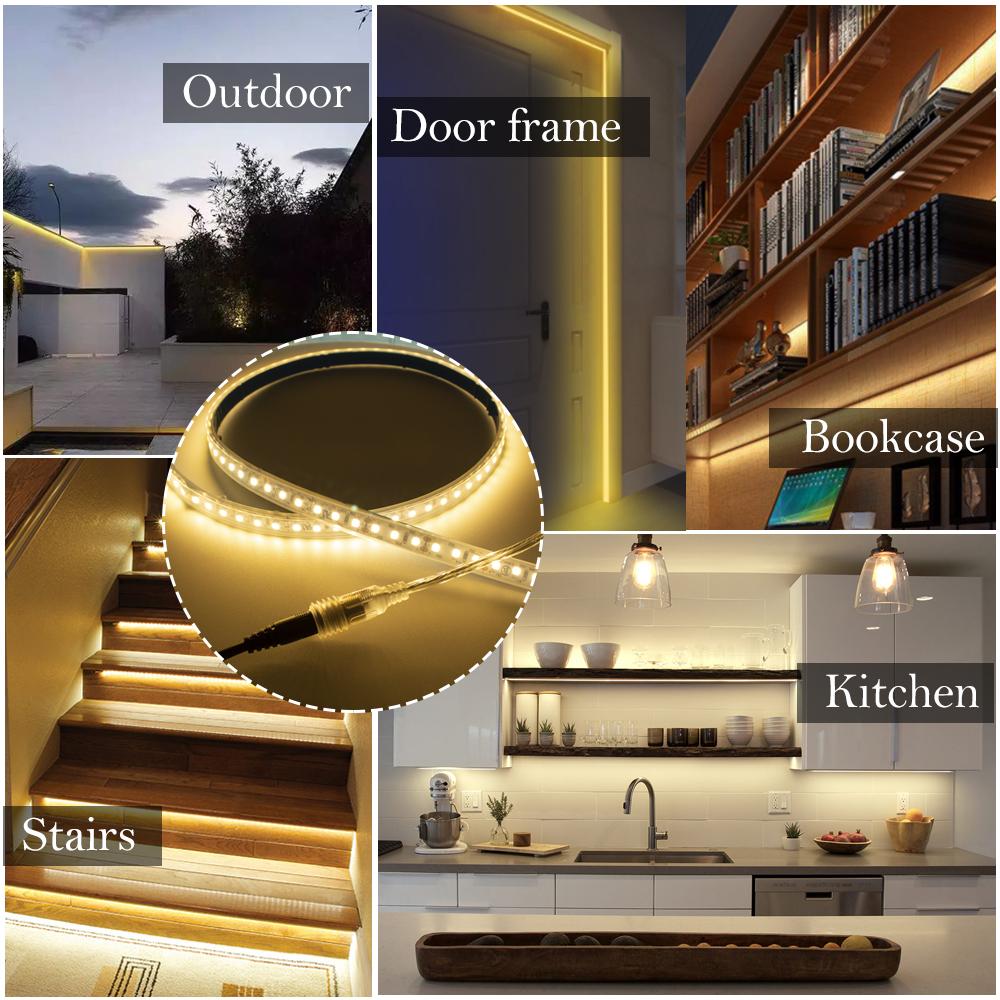 HitLights Single Color LED Light Strips Premium Luma5 LED Light Strip, Single Color (UL-Listed) 16.4 Feet - High Density Waterproof [IP-67]