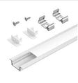 HitLights LED Light Strip Mounting Supplies Recessed Mounted Aluminum Mounting Channels (5pack)
