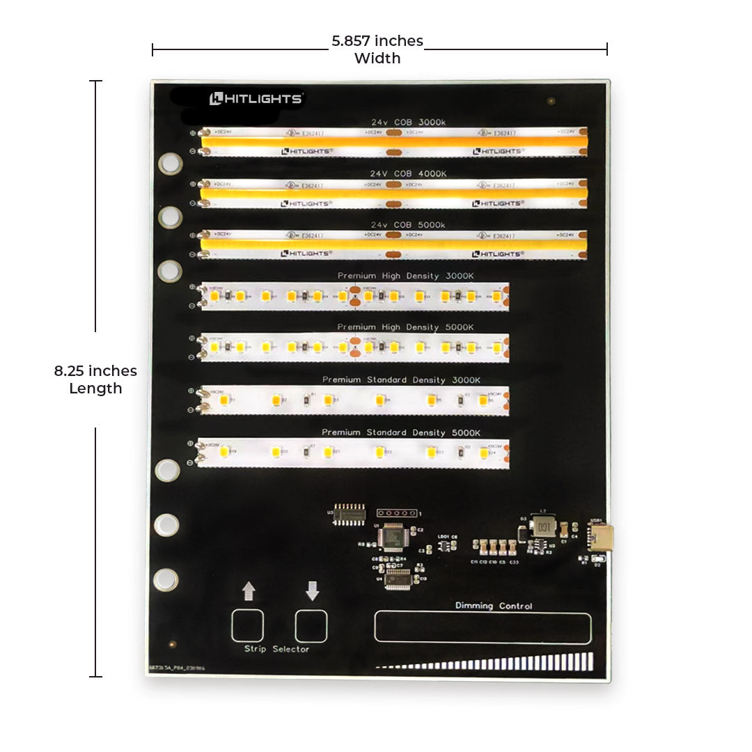 Hitlights Single Color Sample Board