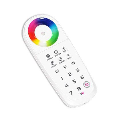 RGB LED Strip Controller RF Remote, 8 Zone